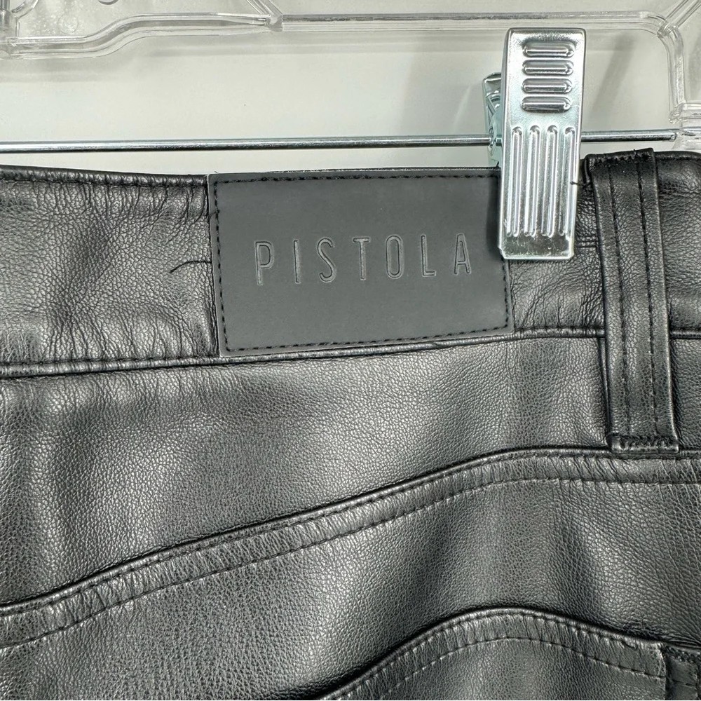 X REVOLVE PISTOLA Cassie Super High Straight Pant in Black Sz 26 $168 - Picture 6 of 11